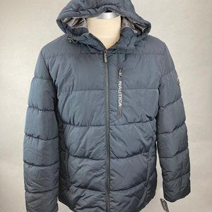 NWT Nautica Navy Blue Puffer Jacket